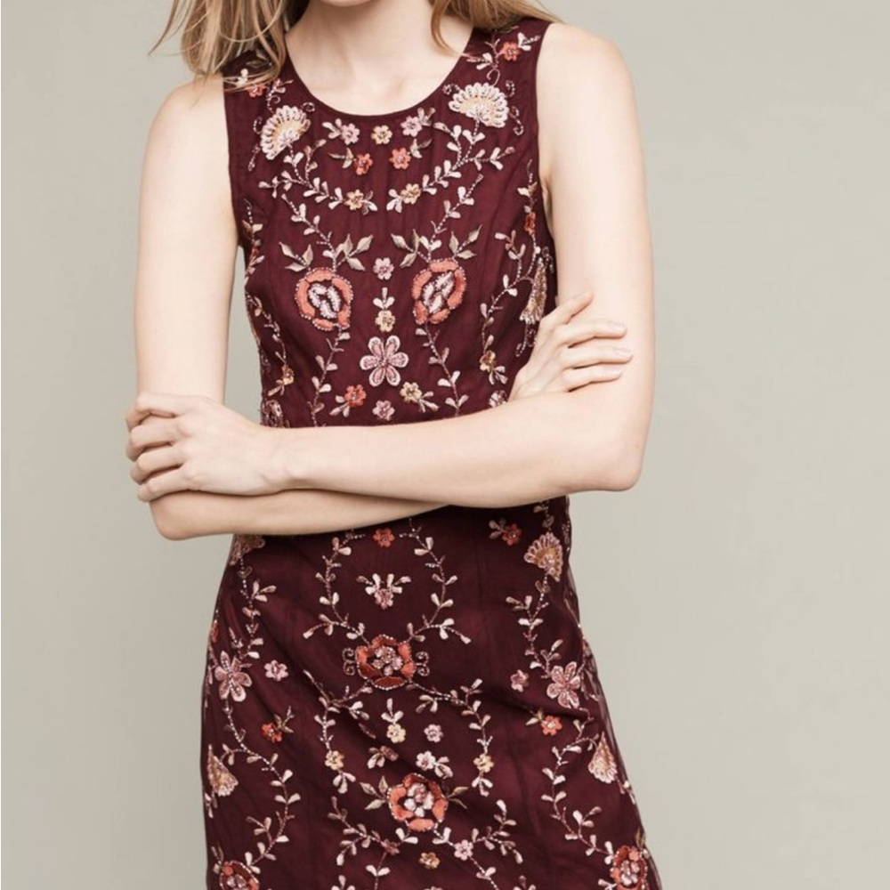 NWT Beaded Shift Dress